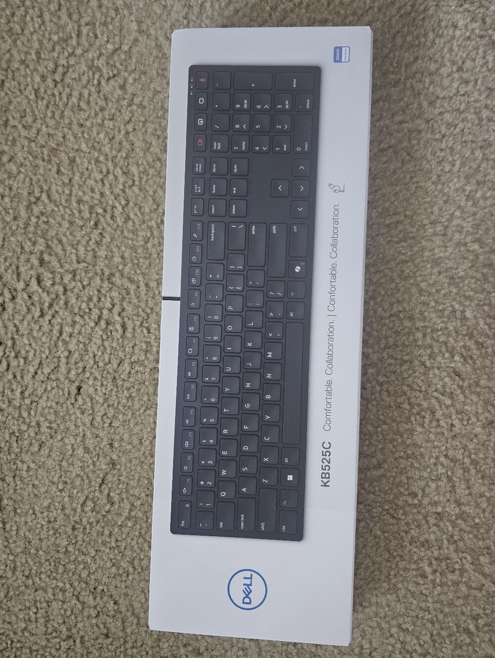 Dell KB525C Wireless Keyboard in Black